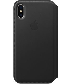 Apple iPhone X Leather Folio Black (MQRV2)