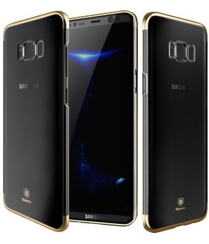 Baseus Glitter Shell Case Cover Golden for Samsung Galaxy S8 Plus