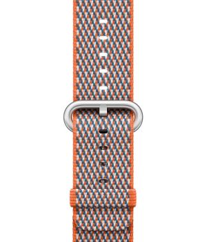 Apple Watch 38mm Spicy Orange Check Woven Nylon (MQVE2)