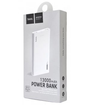 Hoco PowerBank B12 Khaki Style 13000 mAh White