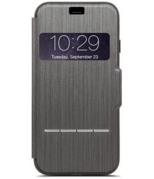 Moshi Sensecover Touch Sensitive Flip Case Charcoal Black for iPhone 7 (99MO072008)
