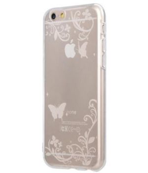 Avatti Mela TPU Clear cover iPhone 6/6S Butterfly