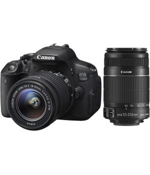 Canon EOS 700D Kit (18-55mm + 55-250mm) EF-S IS STM