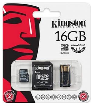 Kingston 16 GB microSDHC class 4 Mobility Kit MBLY4G2/16GB
