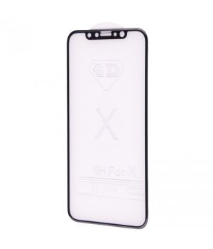 4D Glass Black for iPhone X