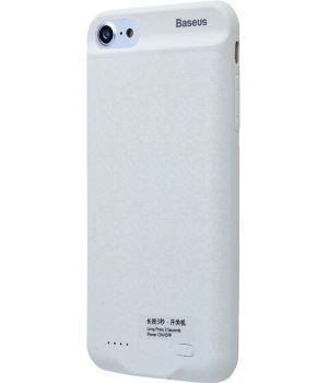 Baseus Power Case Plaid BackPack 2500mAh for iPhone 7 White