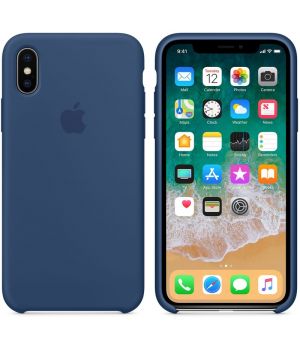 Apple iPhone X Silicone Case Blue Cobalt (high copy)