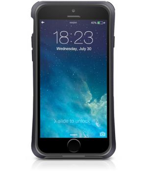 Macally Flexible Protective Frame Metallic Space for iPhone 6 Gray (IRONP6M-B)
