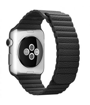 Apple Watch 42mm Leather Loop Medium Black (MJY52)