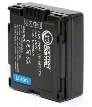 ExtraDigital Аккумулятор для Panasonic VW-VBD070, CGA-DU07 - BDP2581