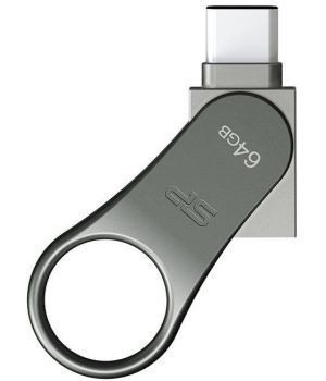 Silicon Power 64 GB Mobile C80 Silver SP064GBUC3C80V1S