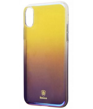 Baseus Glaze Case Gradient Colors (PC) Purple for iPhone X