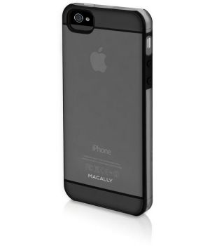 Macally See-Thru Hard Shell Case Grey for iPhone 5/5S/SE (CURVEG-P5)