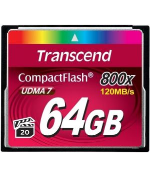 Transcend 64 GB 800X CompactFlash Card TS64GCF800
