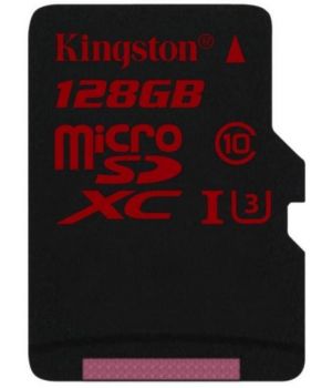 Kingston 128 GB microSDXC class 10 UHS-I U3 SDCA3/128GBSP