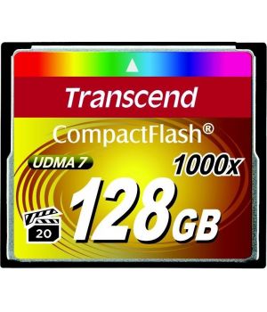 Transcend 128 GB 1000X CompactFlash Card TS128GCF1000