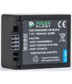 PowerPlant Aккумулятор для Panasonic DMW-BLB13 (1300 mAh) - DV00DV1263
