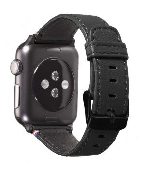 Decoded Leather Band Black for Apple Watch 42mm (D5AW42SP1BK)