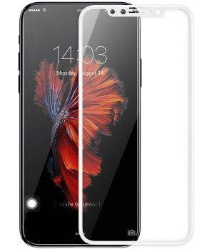 6D Glass White for iPhone X