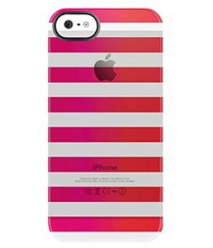 Uncommon Deflector Pink Orange Stripes ClearlyTM for iPhone 5/5S (C0020-KO)