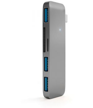 Satechi Type-C USB 3.0 3-in-1 Combo Hub Space Gray (ST-TCUHM)