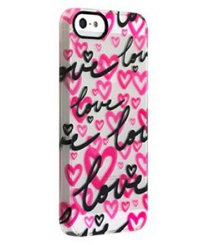 Uncommon Deflector Love Hearts Black for iPhone 5/5S PermafrostTM (C0080-DX)