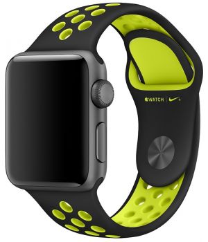 Apple Watch 38mm Sport Silicone Band Nike Yellow/Black (copy)