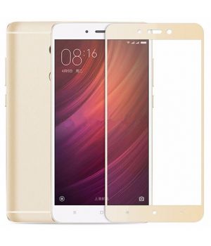 Simple Case 3D Glass for Xiaomi Redmi Note 4 Gold