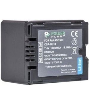 PowerPlant Aккумулятор для Panasonic CGA-DU14 (1900 mAh) - DV00DV1182