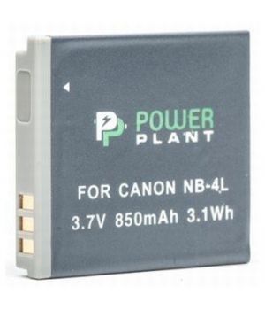 PowerPlant Aккумулятор для Canon NB-4L (850 mAh) - DV00DV1006