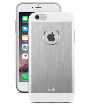 Moshi iGlaze Armour Metallic Case Jet Silver for iPhone 6 Plus 5.5" (99MO080201)