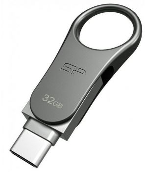 Silicon Power 32 GB Mobile C80 Silver SP032GBUC3C80V1S