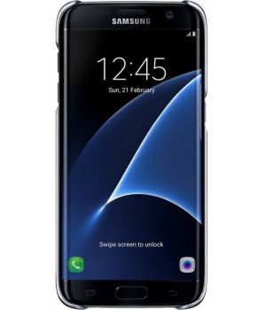 Samsung Clear Cover for Galaxy S7 edge G935 (EF-QG935CBEGRU) Black