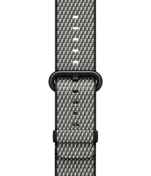 Apple Watch 38mm Black Check Woven Nylon (MQV92)