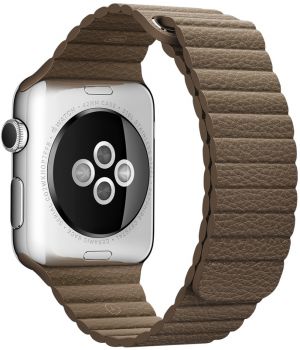 Apple Leather Loop for Watch 42mm Light Brown Medium (MJ522)