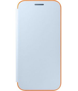 Samsung Neon Flip Cover for Galaxy A3 2017 A320 (EF-FA320PLEGRU) Blue