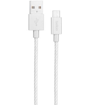 Belkin Metallic Micro-USB to USB Cable White