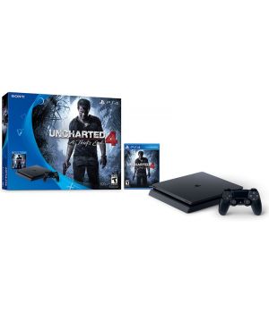 Sony PlayStation 4 500GB Slim (PS4 Slim) + Uncharted 4