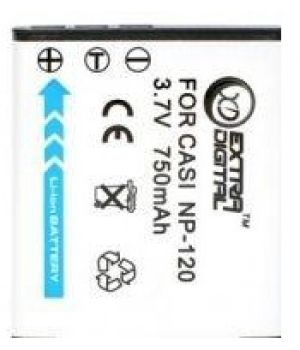 ExtraDigital Аккумулятор для Casio NP-120 - DV00DV1343