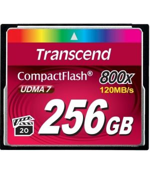 Transcend 256 GB 800X CompactFlash Card TS256GCF800