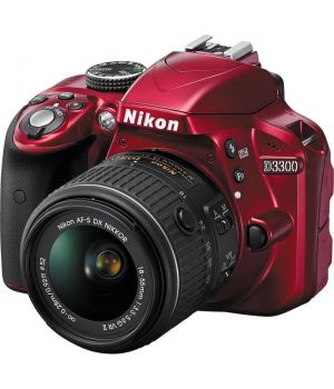 Nikon D3300 kit (18-55mm VR II) Red