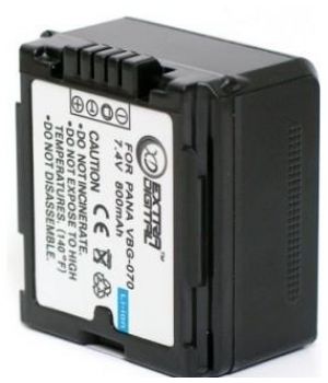 ExtraDigital Аккумулятор для Panasonic VW-VBG070 Chip - DV00DV1274