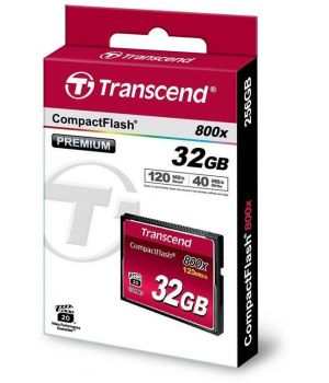 Transcend 32 GB 800X CompactFlash Card TS32GCF800