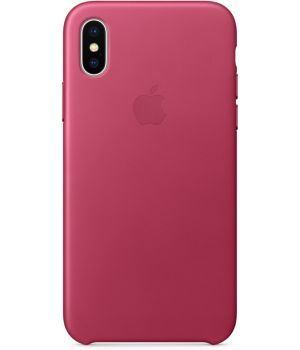 Apple iPhone X Leather Case Pink Fuchsia (MQTJ2)
