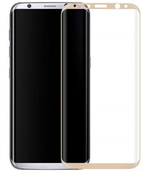 Simple Case 3D Glass Gold for Samsung Galaxy S8 Plus