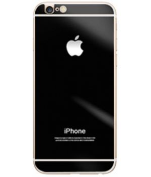 Simple Case Premium Mirror Tempered Glass Black for iPhone 6