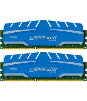 Crucial 16 GB (2x8GB) DDR3 1600 MHz Ballistix Sport XT (BLS2C8G3D169DS3CEU)