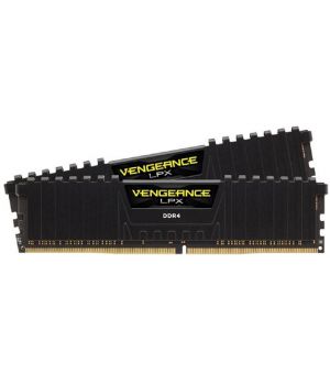 Corsair 16 GB (2x8GB) DDR4 2800 MHz Vengeance LPX Black (CMK16GX4M2A2800C16)