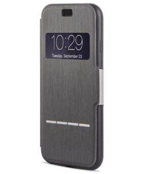 Moshi Sensecover Touch Sensitive Flip Case Steel Black for iPhone 6 4.7" (99MO072004)