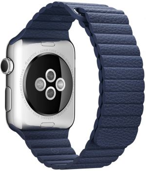 Apple Watch 38mm Leather Loop Dark Blue (high copy)